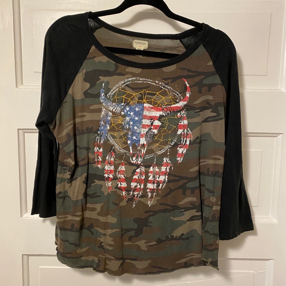 Camo Baseball T-Shirt